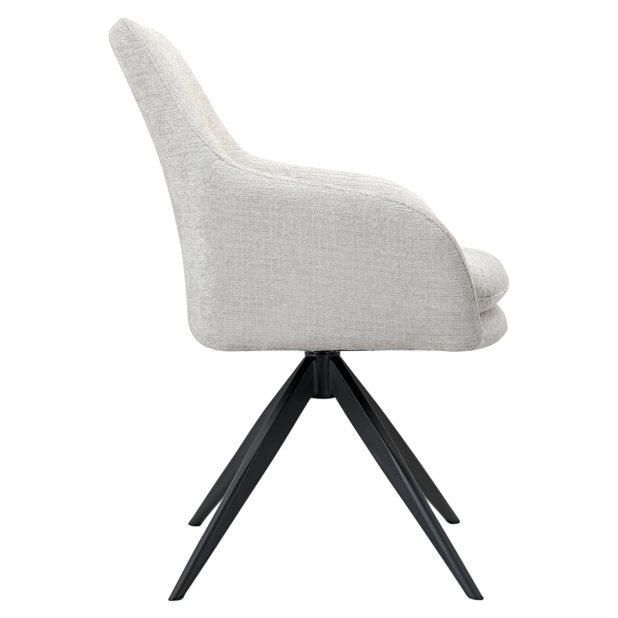 Draaistoel Lisonne cream fusion (Fusion cream 02) van Richmond Interiors – Luxe comfort op maat van PureWonen. Vraag naar de beste prijs.