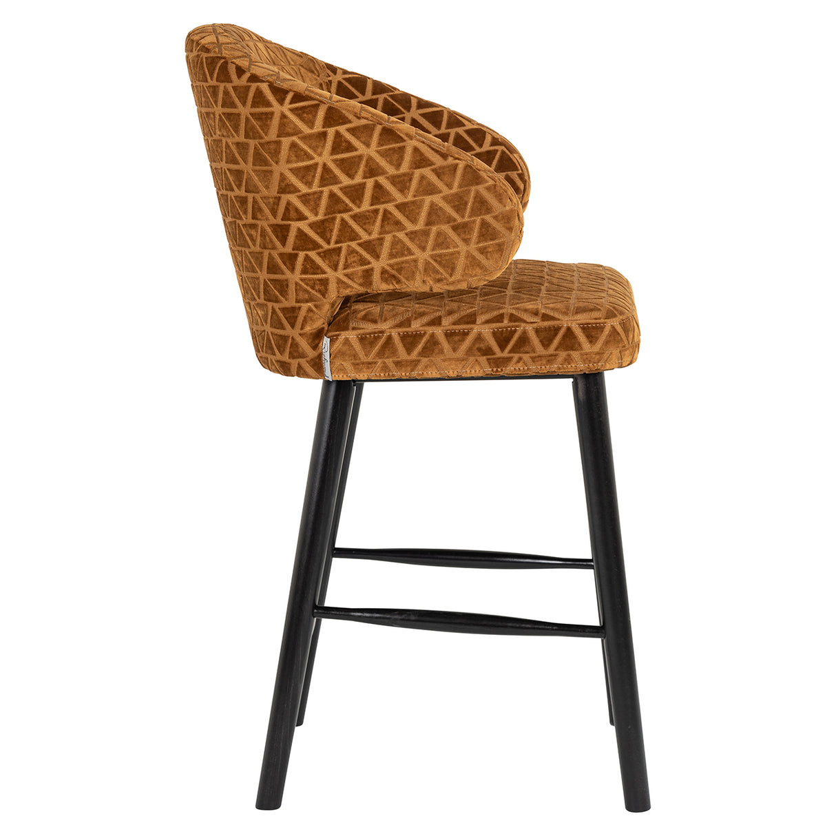 Counterstoel Indigo gold triangle (Triangle 2013 old gold) van Richmond Interiors – Luxe comfort op maat van PureWonen. Vraag naar de beste prijs.