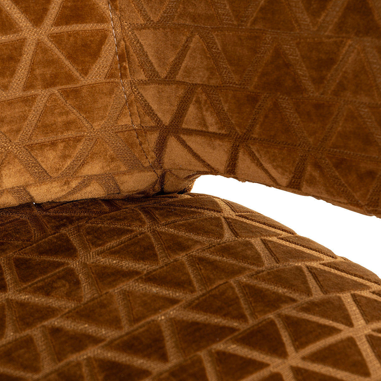 Counterstoel Indigo gold triangle (Triangle 2013 old gold) van Richmond Interiors – Luxe comfort op maat van PureWonen. Vraag naar de beste prijs.