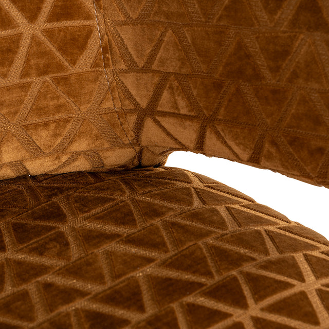 Counterstoel Indigo gold triangle (Triangle 2013 old gold) van Richmond Interiors – Luxe comfort op maat van PureWonen. Vraag naar de beste prijs.