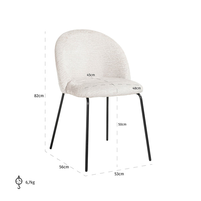 Stoel Alyssa shell fusion van Richmond Interiors – Luxe comfort op maat van PureWonen. Vraag naar de beste prijs.