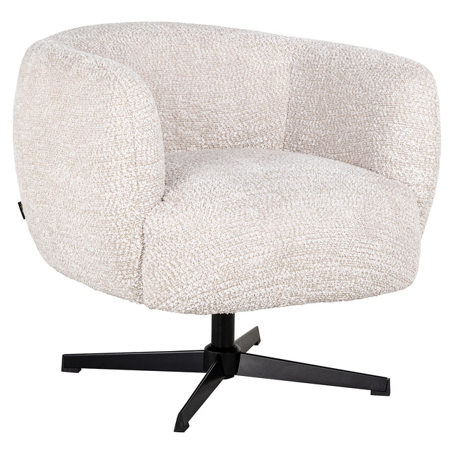 Draaifauteuil Estelle Lovely Cream (Be Lovely 11 Cream) van Richmond Interiors – Luxe comfort op maat van PureWonen. Vraag naar de beste prijs.