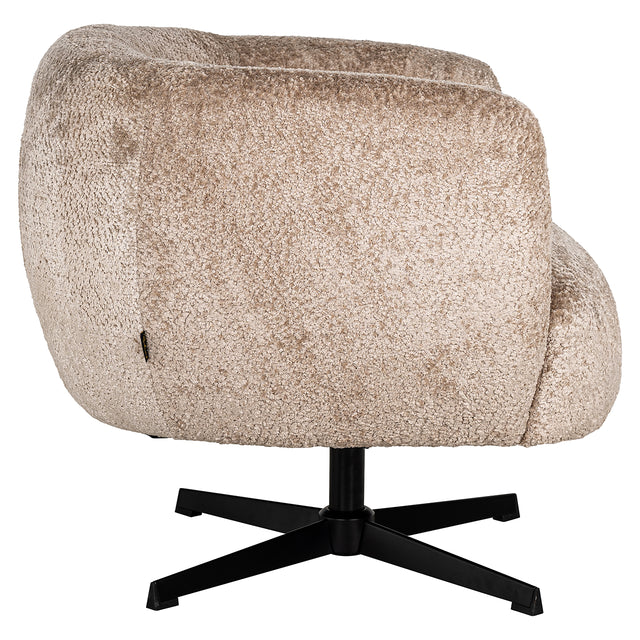 Draaifauteuil Estelle Sheep Nature (Sheep 01 nature) van Richmond Interiors – Luxe comfort op maat van PureWonen. Vraag naar de beste prijs.