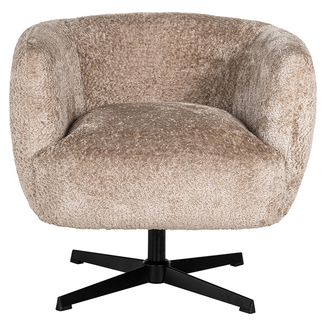 Draaifauteuil Estelle Sheep Nature (Sheep 01 nature) van Richmond Interiors – Luxe comfort op maat van PureWonen. Vraag naar de beste prijs.