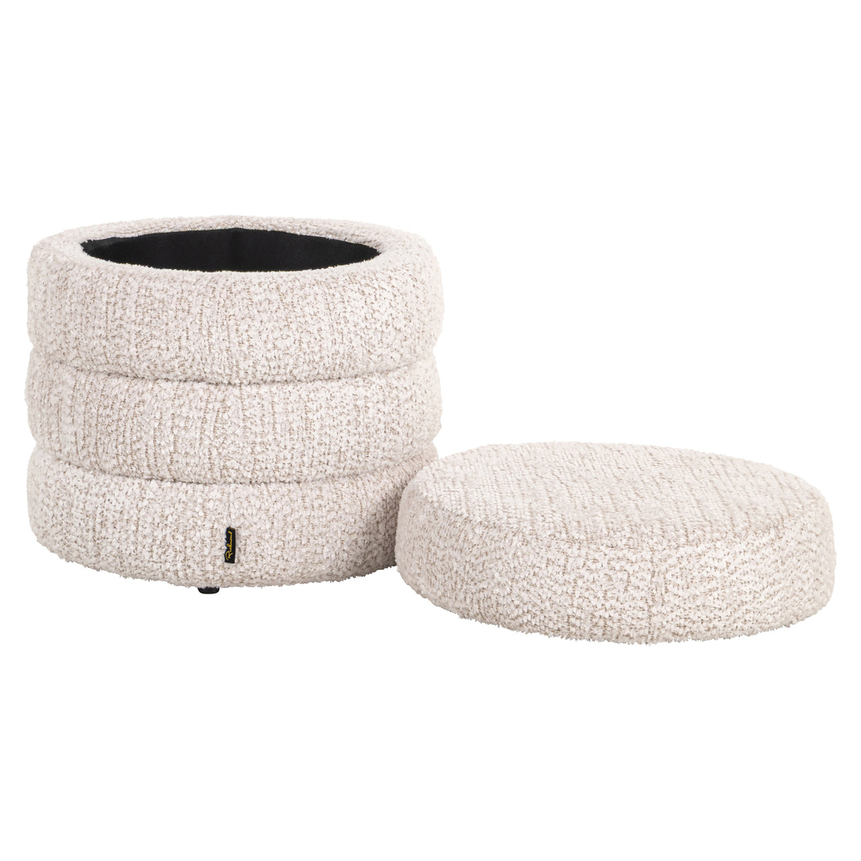 Poef & Voetenbank Adele lovely cream