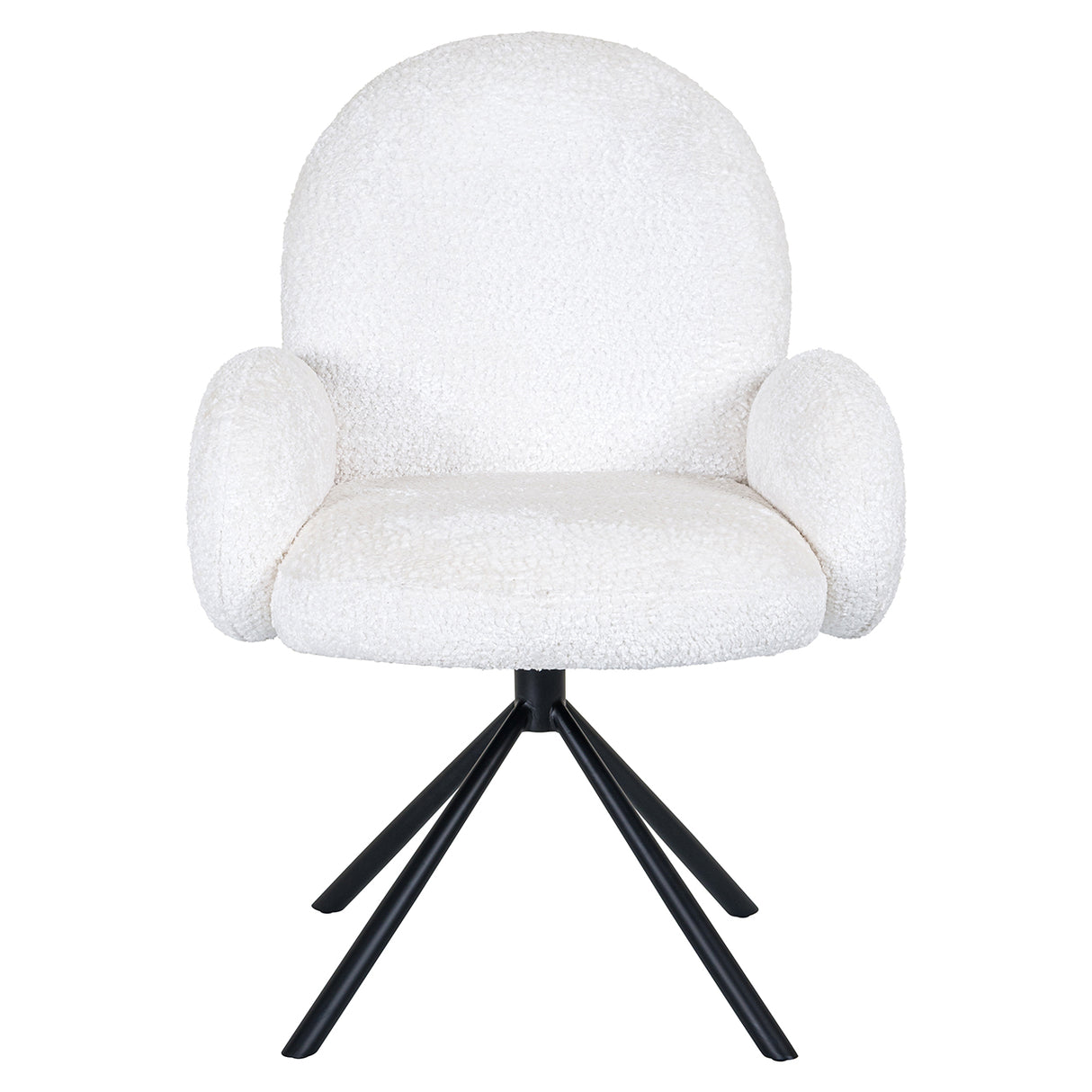 Draaistoel Jolie white sheep (Sheep 02 white) van Richmond Interiors – Luxe comfort op maat van PureWonen. Vraag naar de beste prijs.