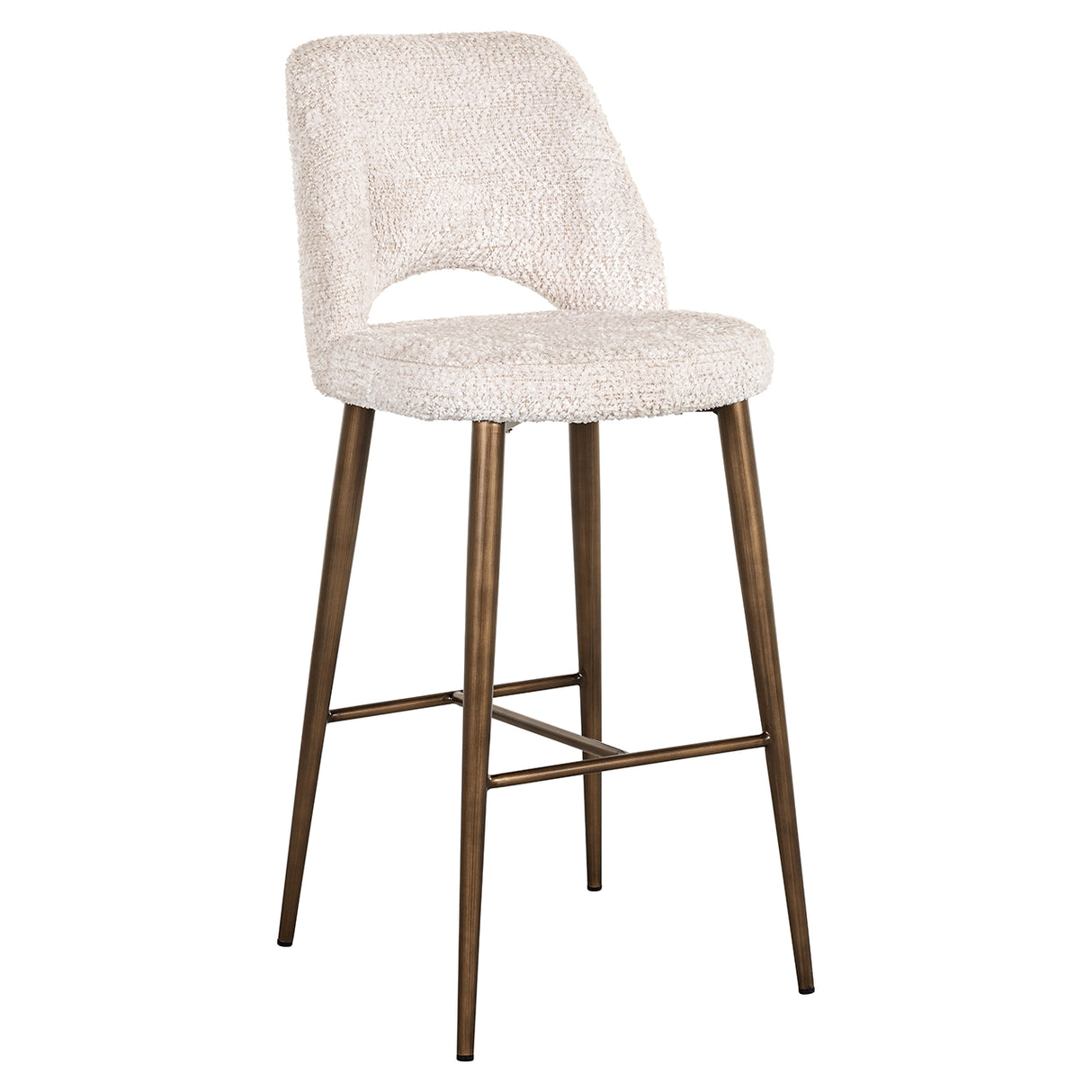 Barstoel Delphine lovely cream (Be Lovely 11 Cream) van Richmond Interiors – Luxe comfort op maat van PureWonen. Vraag naar de beste prijs.