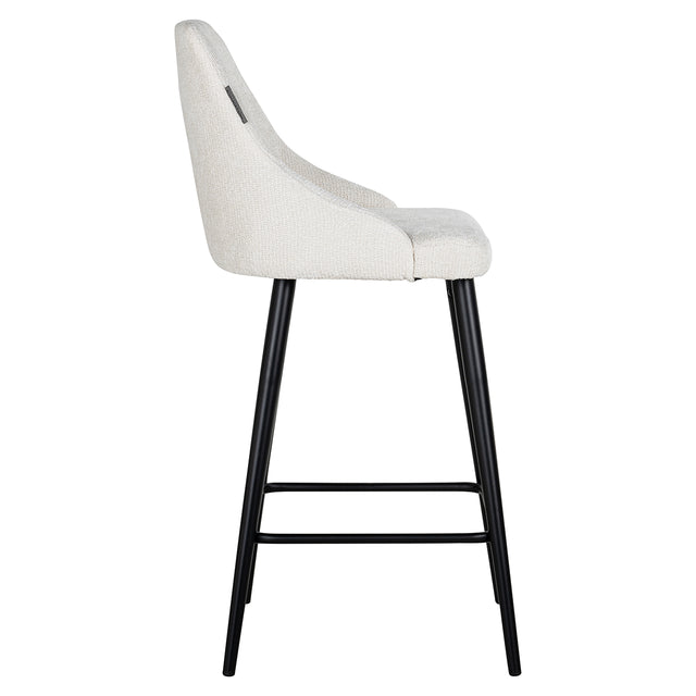 Counter stoel Brooke white unicorn (set van 2) (Unicorn 02 white) van Richmond Interiors – Luxe comfort op maat van PureWonen. Vraag naar de beste prijs.