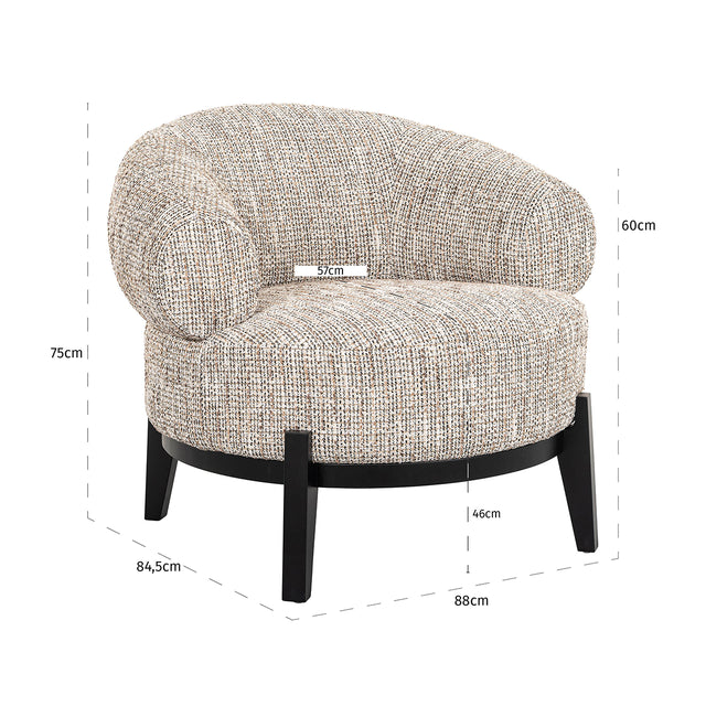 Fauteuil Montana trendy nature (Be Trendy 01 Nature) van Richmond Interiors – Luxe comfort op maat van PureWonen. Vraag naar de beste prijs.
