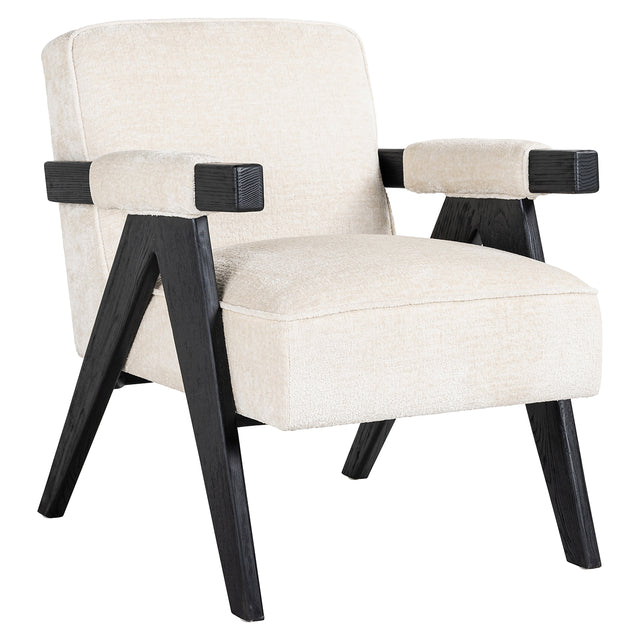Fauteuil Cooper white chenille (Bergen 900 white chenille) van Richmond Interiors – Luxe comfort op maat van PureWonen. Vraag naar de beste prijs.