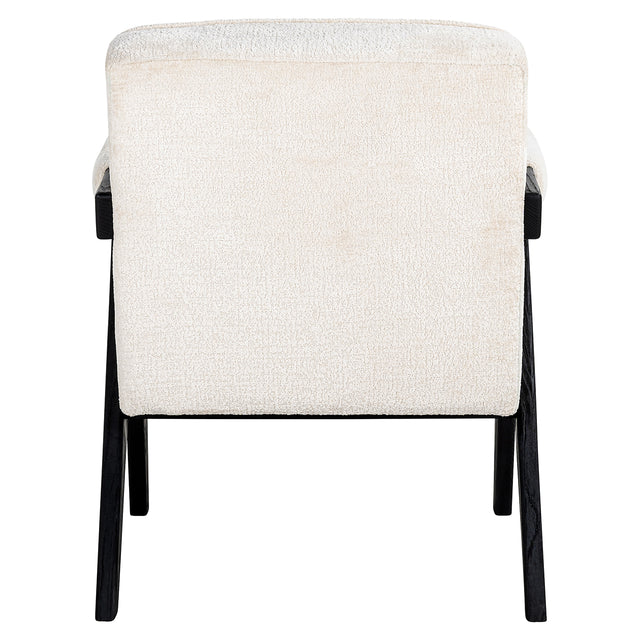 Fauteuil Cooper white chenille (Bergen 900 white chenille) van Richmond Interiors – Luxe comfort op maat van PureWonen. Vraag naar de beste prijs.