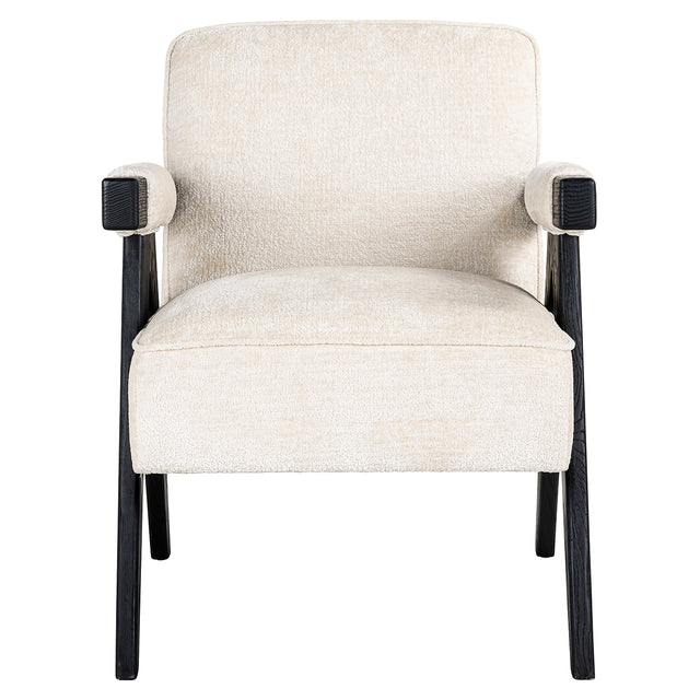 Fauteuil Cooper white chenille (Bergen 900 white chenille) van Richmond Interiors – Luxe comfort op maat van PureWonen. Vraag naar de beste prijs.