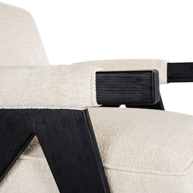 Fauteuil Cooper white chenille (Bergen 900 white chenille) van Richmond Interiors – Luxe comfort op maat van PureWonen. Vraag naar de beste prijs.