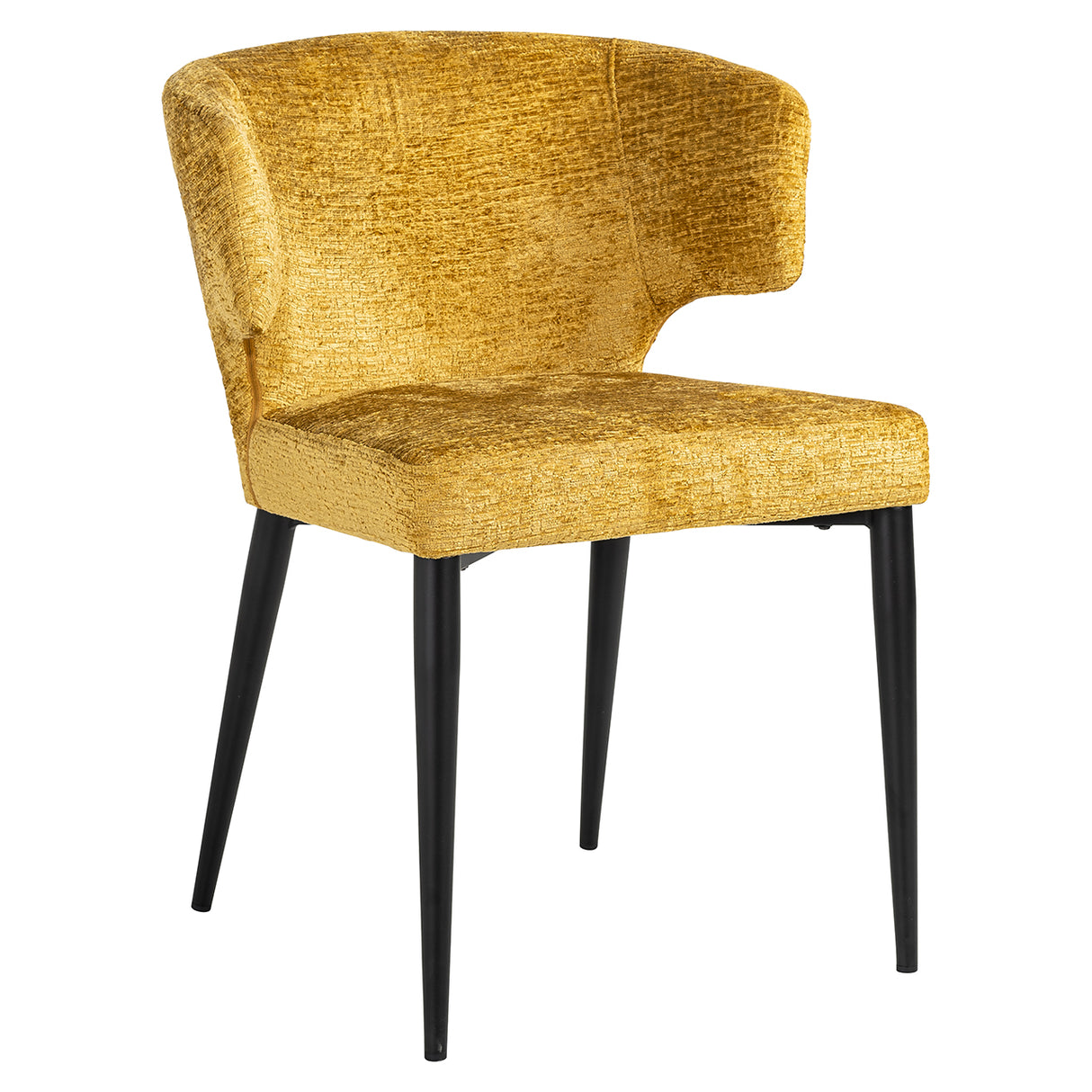 Stoel Taylor mustard fusion (Fusion mustard 06) van Richmond Interiors – Luxe comfort op maat van PureWonen. Vraag naar de beste prijs.
