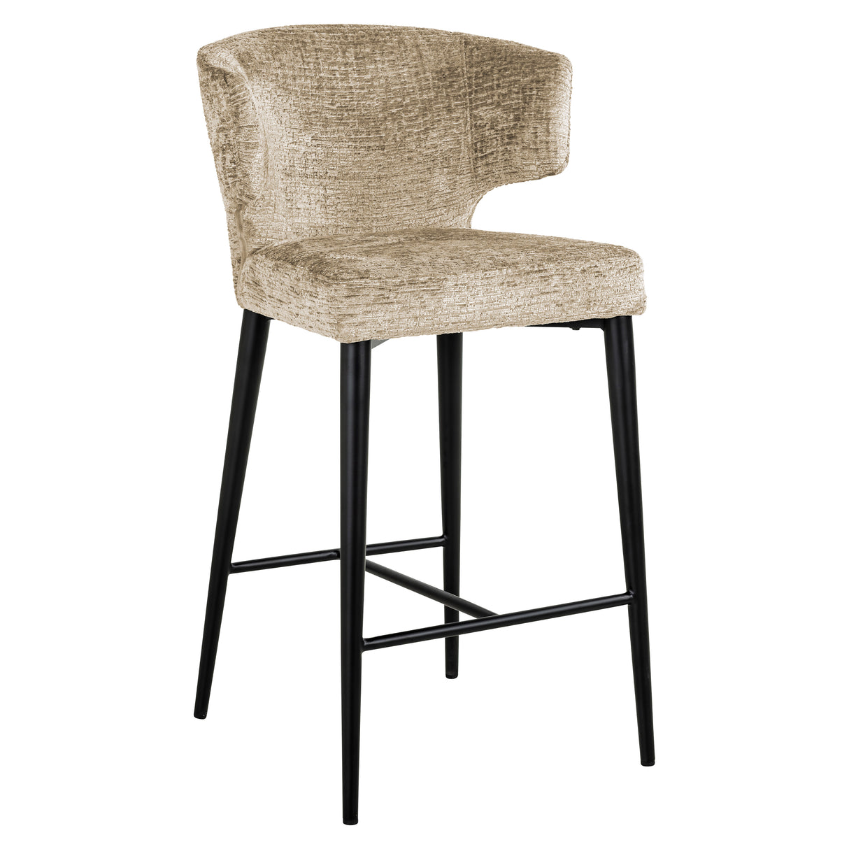 Counter stoel Taylor desert fusion fire retardant (FR-Fusion 109 desert) van Richmond Interiors – Luxe comfort op maat van PureWonen. Vraag naar de beste prijs.