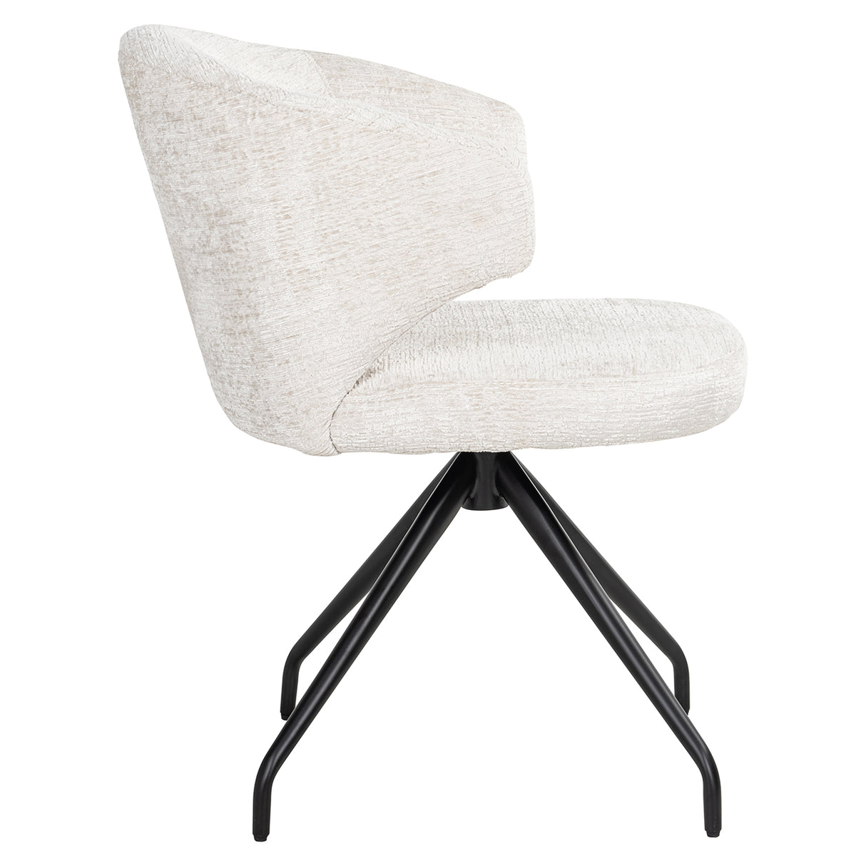 Draaistoel Milly cream fusion (Fusion cream 02) van Richmond Interiors – Luxe comfort op maat van PureWonen. Vraag naar de beste prijs.
