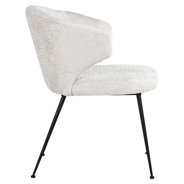 Stoel Xandra cream fusion (Fusion cream 02) van Richmond Interiors – Luxe comfort op maat van PureWonen. Vraag naar de beste prijs.