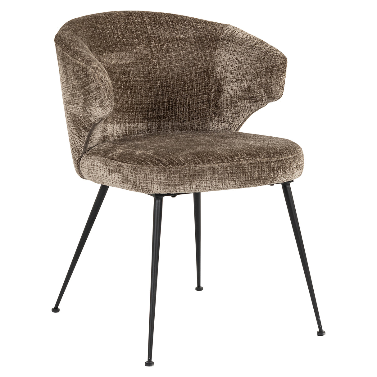 Stoel Xandra stone chenille fire retardant (Niagara 104 Stone Chenille) van Richmond Interiors – Luxe comfort op maat van PureWonen. Vraag naar de beste prijs.