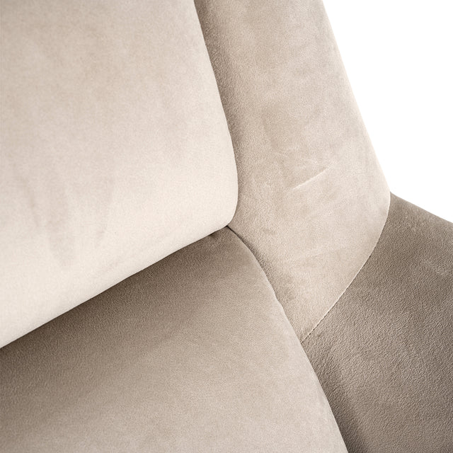 Draaifauteuil Nora khaki velvet (Quartz Khaki 903) van Richmond Interiors – Luxe comfort op maat van PureWonen. Vraag naar de beste prijs.