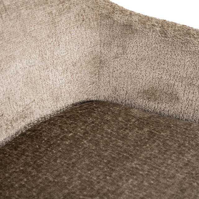 Draaistoel Marlon taupe chenille (Bergen 104 taupe chenille) van Richmond Interiors – Luxe comfort op maat van PureWonen. Vraag naar de beste prijs.