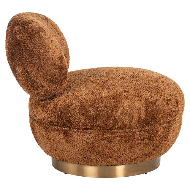 Draaifauteuil Jace Lovely cinnamon (Be Lovely 603 Cinnamon) van Richmond Interiors – Luxe comfort op maat van PureWonen. Vraag naar de beste prijs.