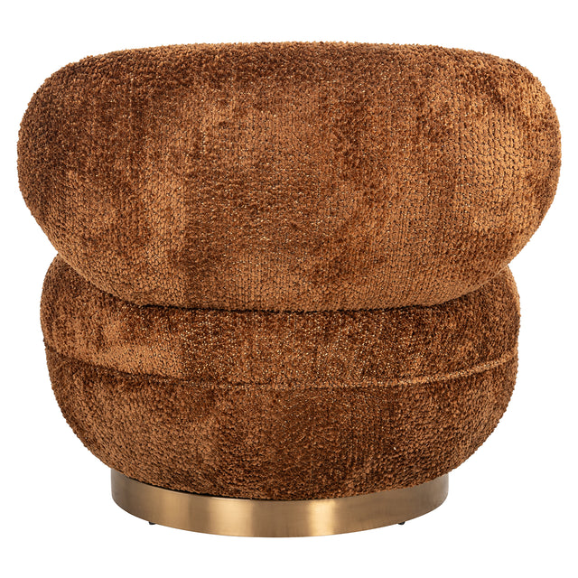 Draaifauteuil Jace Lovely cinnamon (Be Lovely 603 Cinnamon) van Richmond Interiors – Luxe comfort op maat van PureWonen. Vraag naar de beste prijs.