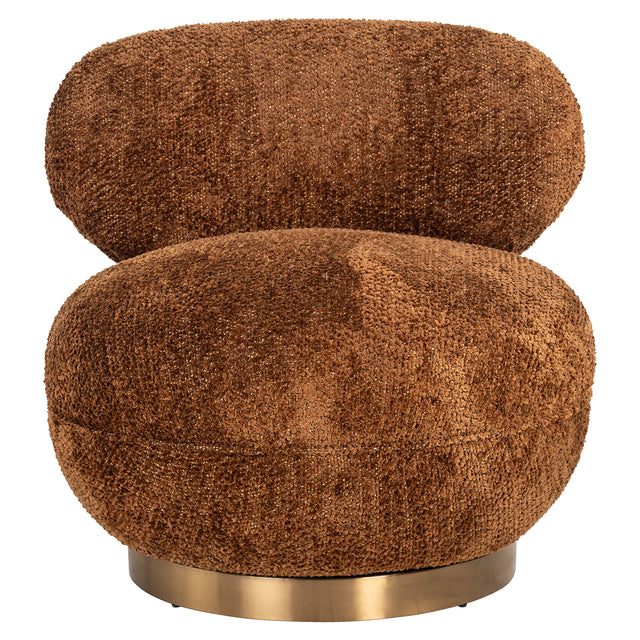 Draaifauteuil Jace Lovely cinnamon (Be Lovely 603 Cinnamon) van Richmond Interiors – Luxe comfort op maat van PureWonen. Vraag naar de beste prijs.