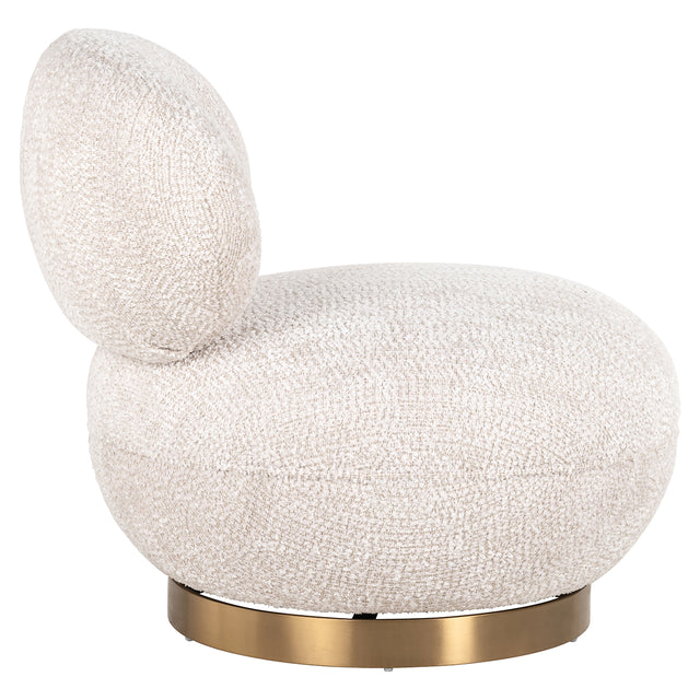 Draaifauteuil Jace lovely cream (Be Lovely 11 Cream) van Richmond Interiors – Luxe comfort op maat van PureWonen. Vraag naar de beste prijs.