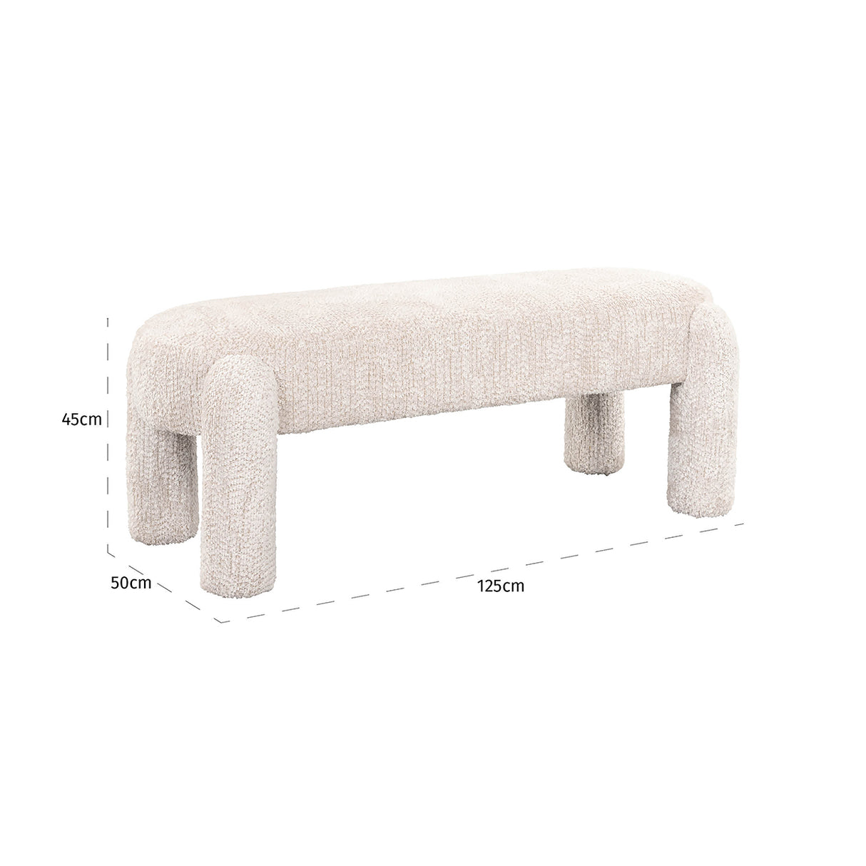 Bank Holly lovely cream (Be Lovely 11 Cream) van Richmond Interiors – Luxe comfort op maat van PureWonen. Vraag naar de beste prijs.