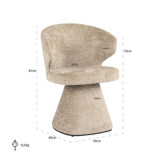 Stoel Gatsbi desert fusion fire retardant (FR-Fusion 109 desert) van Richmond Interiors – Luxe comfort op maat van PureWonen. Vraag naar de beste prijs.