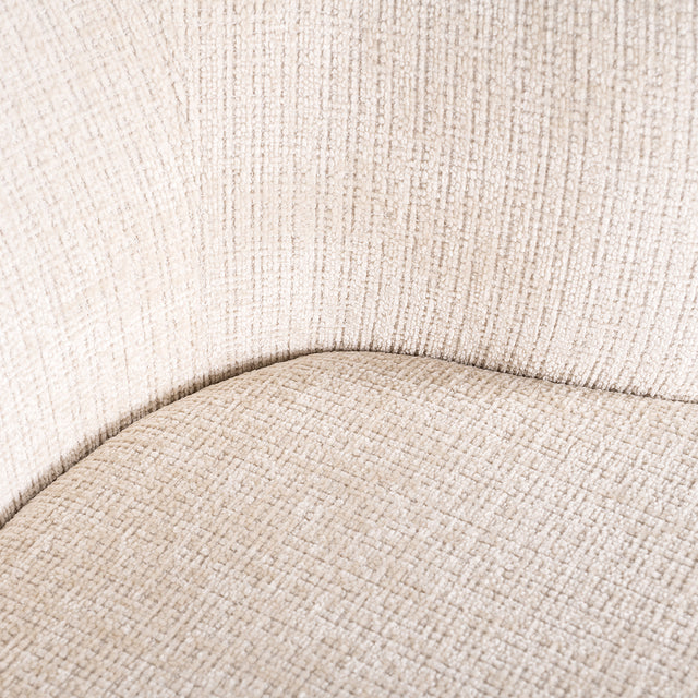 Draaistoel Cheyenne beige chenille (Niagara 902 beige Chenille) van Richmond Interiors – Luxe comfort op maat van PureWonen. Vraag naar de beste prijs.