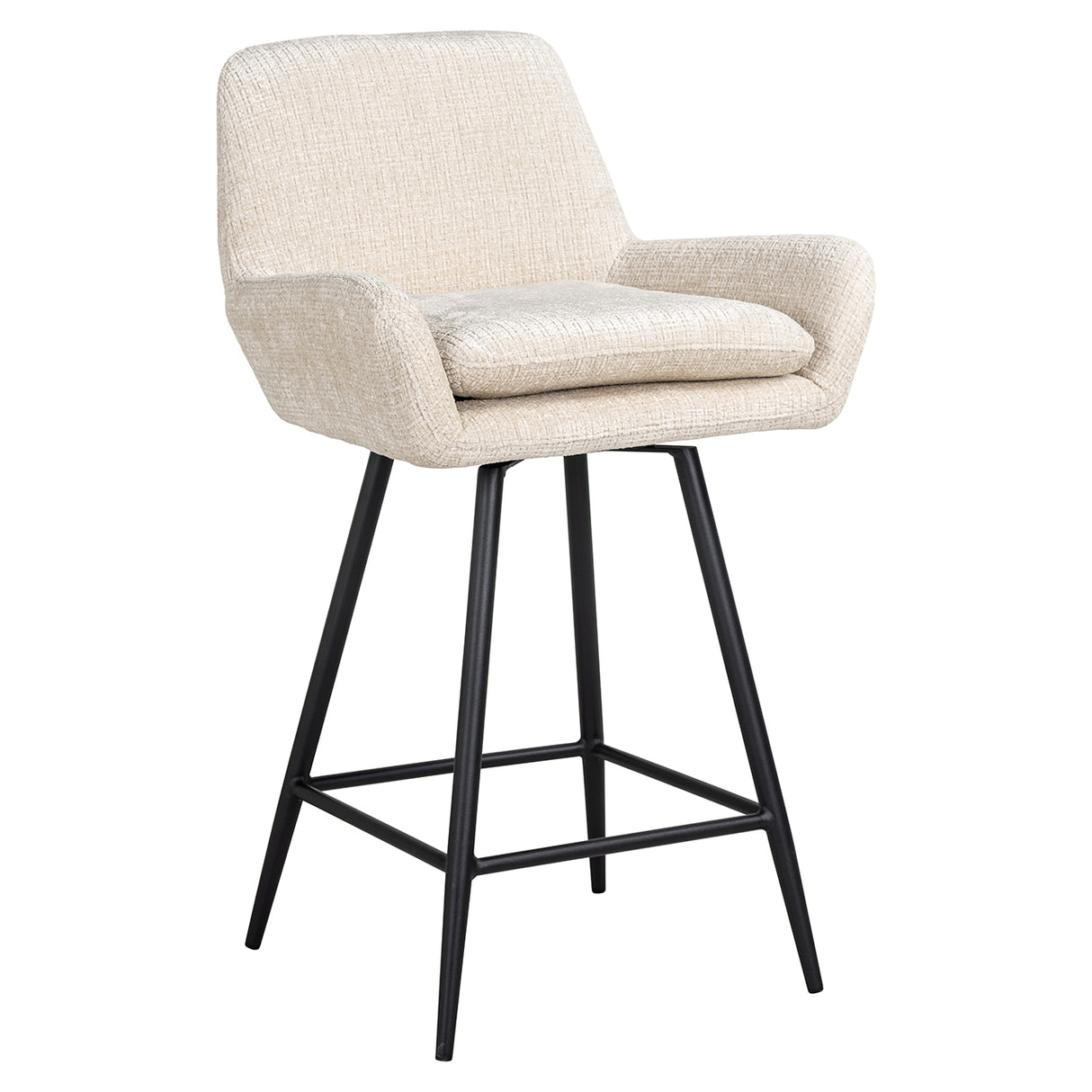 Counterstoel Linsey beige chenille (Niagara 902 beige Chenille) van Richmond Interiors – Luxe comfort op maat van PureWonen. Vraag naar de beste prijs.