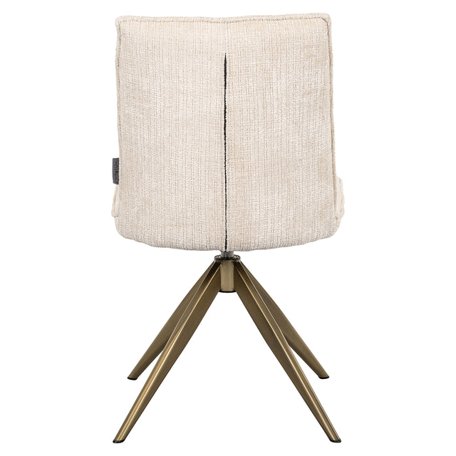 Draaistoel Dakota beige chenille (Niagara 902 beige Chenille) van Richmond Interiors – Luxe comfort op maat van PureWonen. Vraag naar de beste prijs.