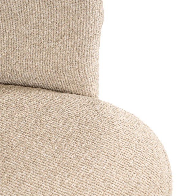 Eetkamerstoel Zendaya biscotti swivel fire retardant