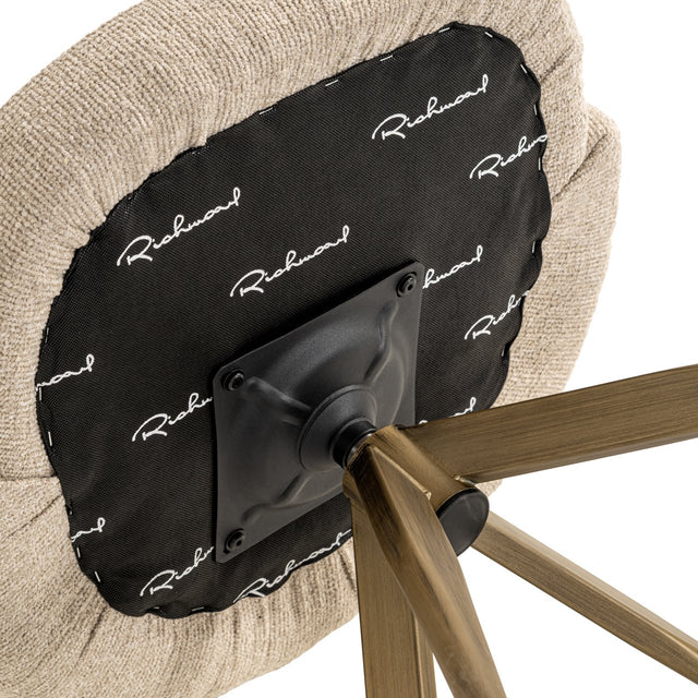 Eetkamerstoel Zendaya biscotti swivel fire retardant