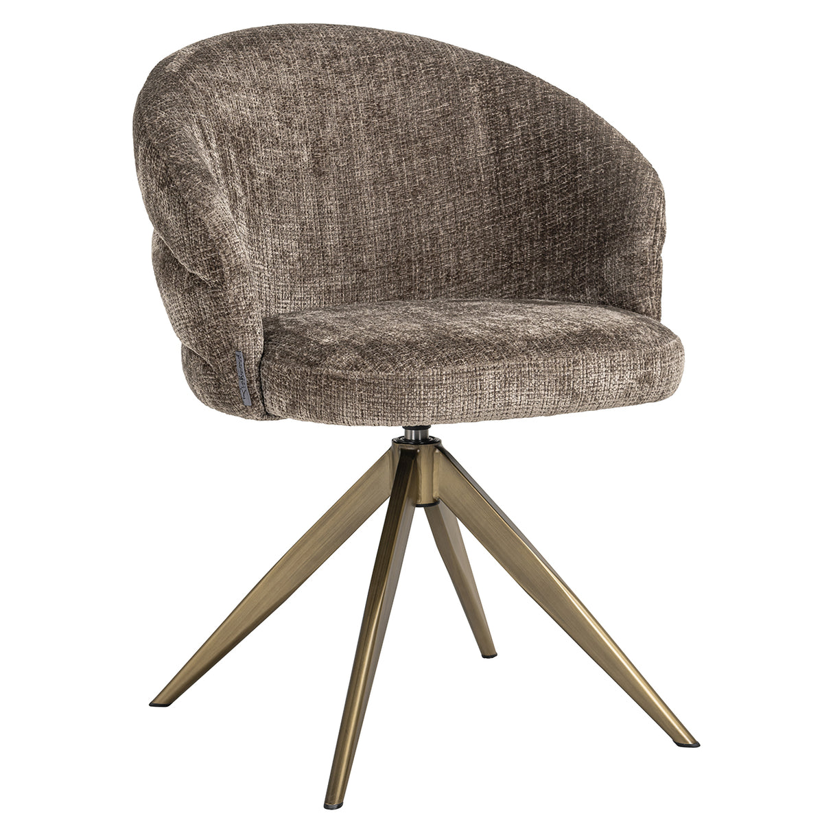 Draaistoel Zendaya stone chenille (Niagara 104 Stone Chenille) van Richmond Interiors – Luxe comfort op maat van PureWonen. Vraag naar de beste prijs.