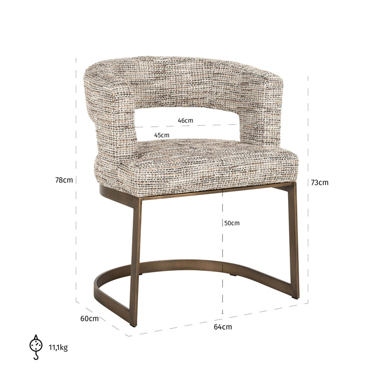 Stoel Ellis be trendy nature (Be Trendy 01 Nature) van Richmond Interiors – Luxe comfort op maat van PureWonen. Vraag naar de beste prijs.