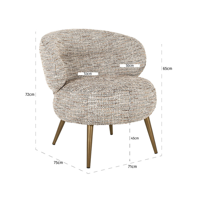 Fauteuil Sabor trendy nature (Be Trendy 01 Nature) van Richmond Interiors – Luxe comfort op maat van PureWonen. Vraag naar de beste prijs.