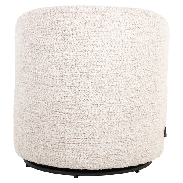 Lounge stoel Jackie lovely cream swivel kids