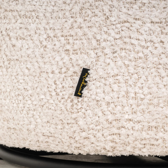 Lounge stoel Jackie lovely cream swivel kids