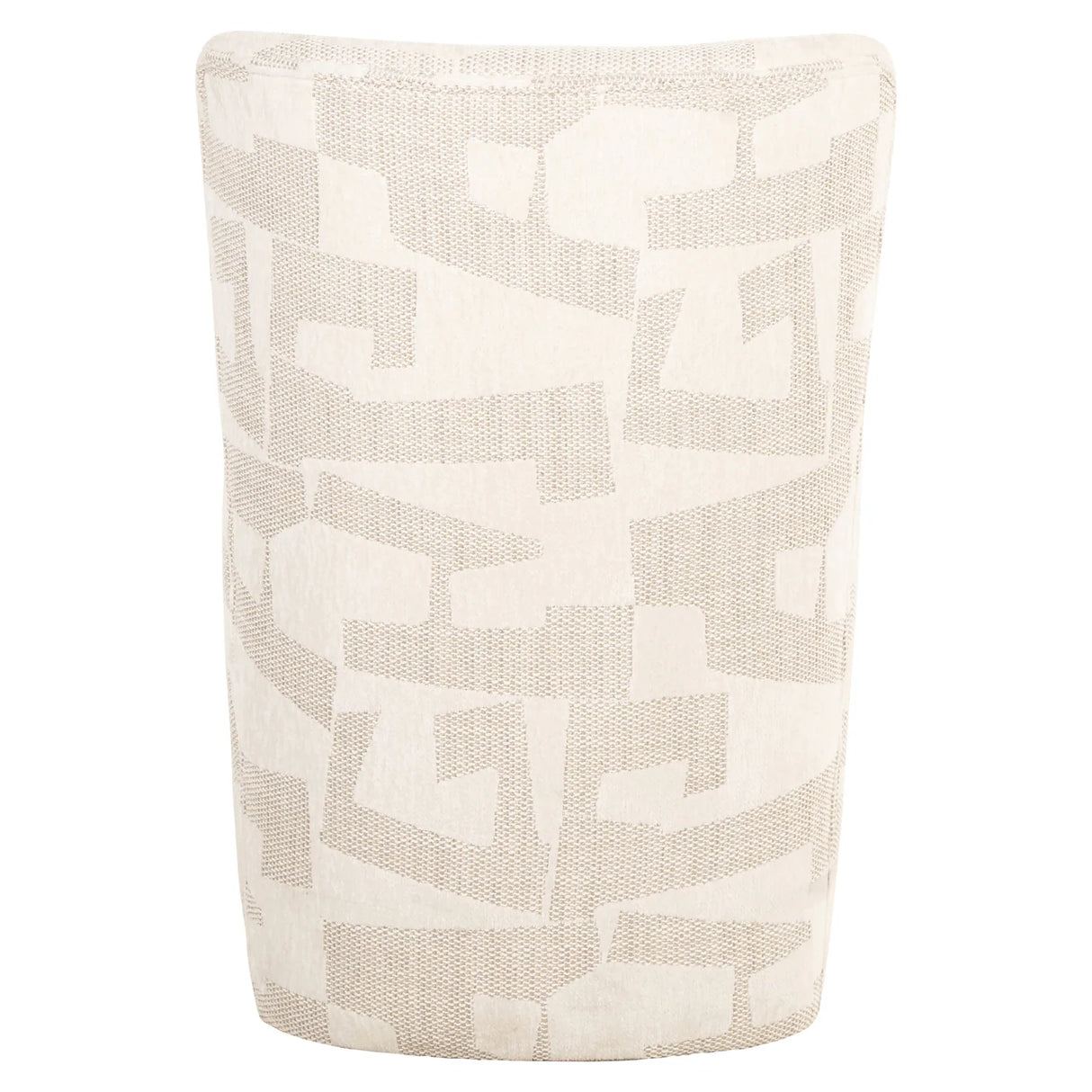 Eetkamerstoel Lorain beige graffic on wheels