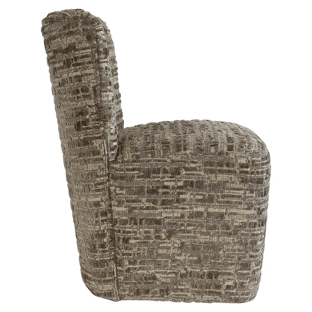 Eetkamerstoel Lorain greige on wheels