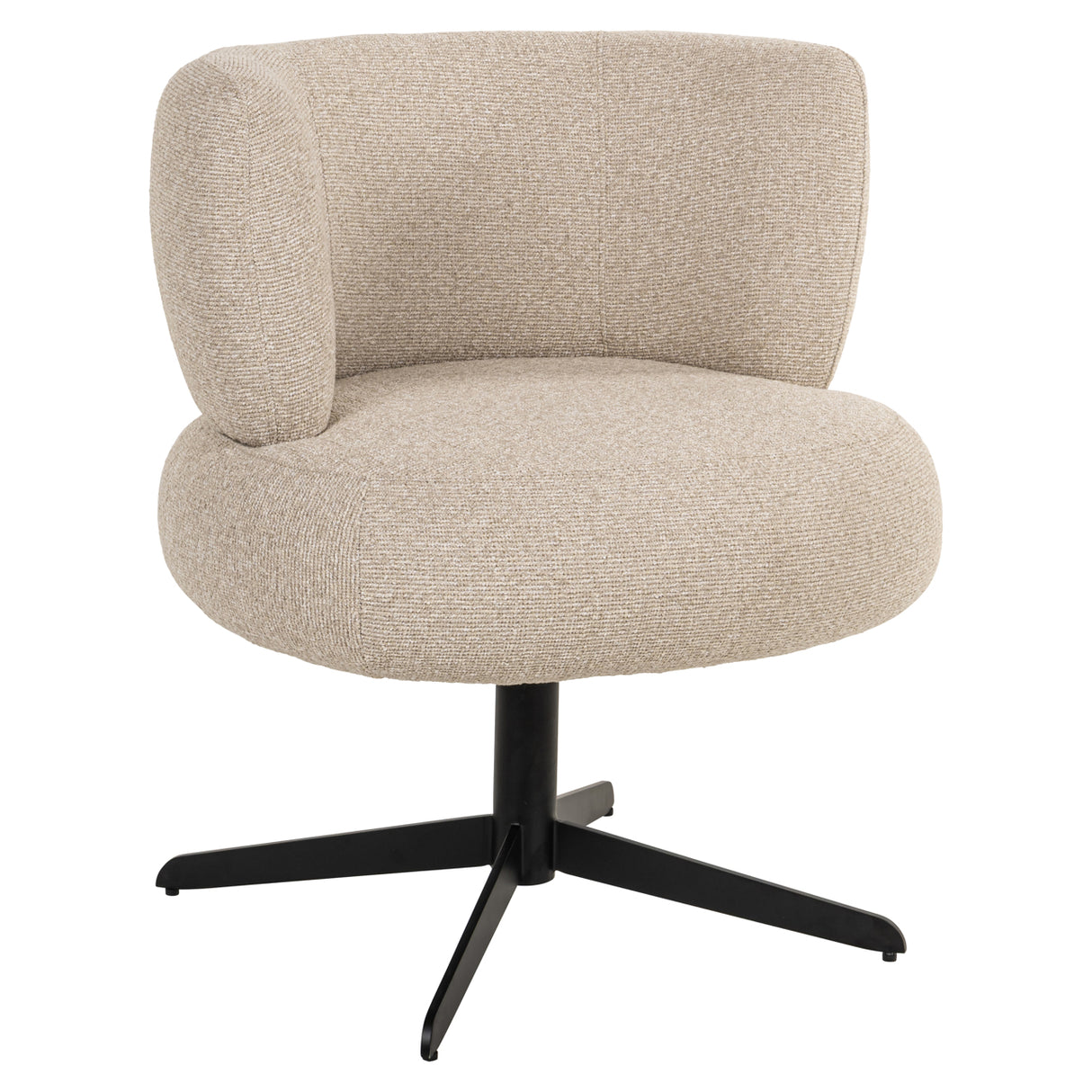 Eetkamerstoel Alexis biscotti swivel van Richmond Interiors – Luxe comfort op maat van PureWonen. Vraag naar de beste prijs.