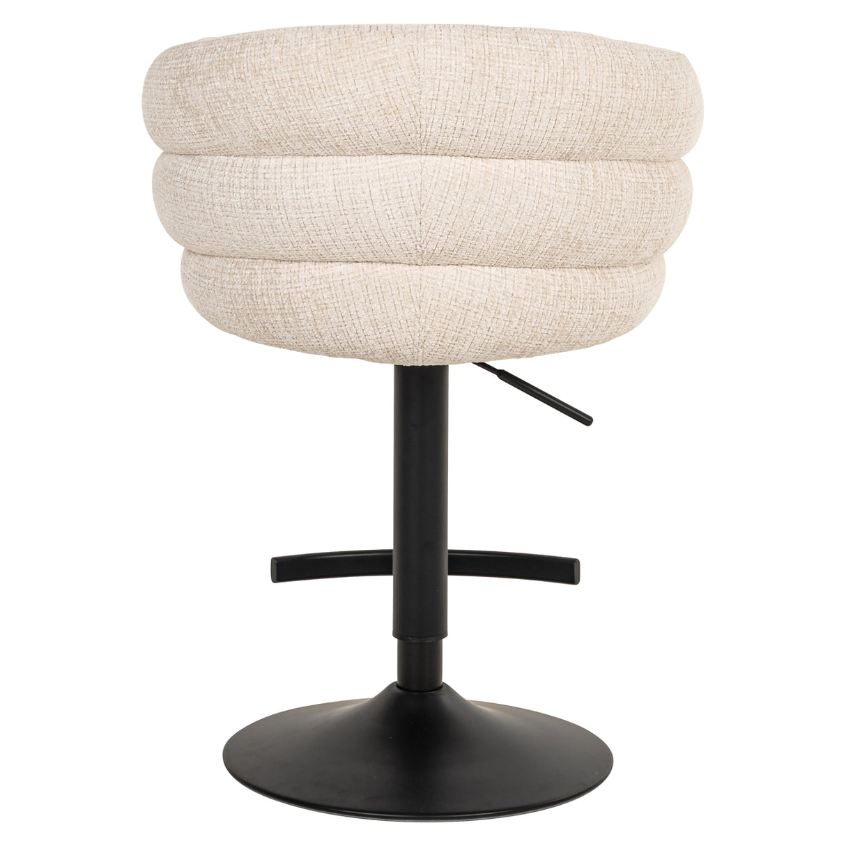 Barstoel Nikki niagara beige swivel fire retardant