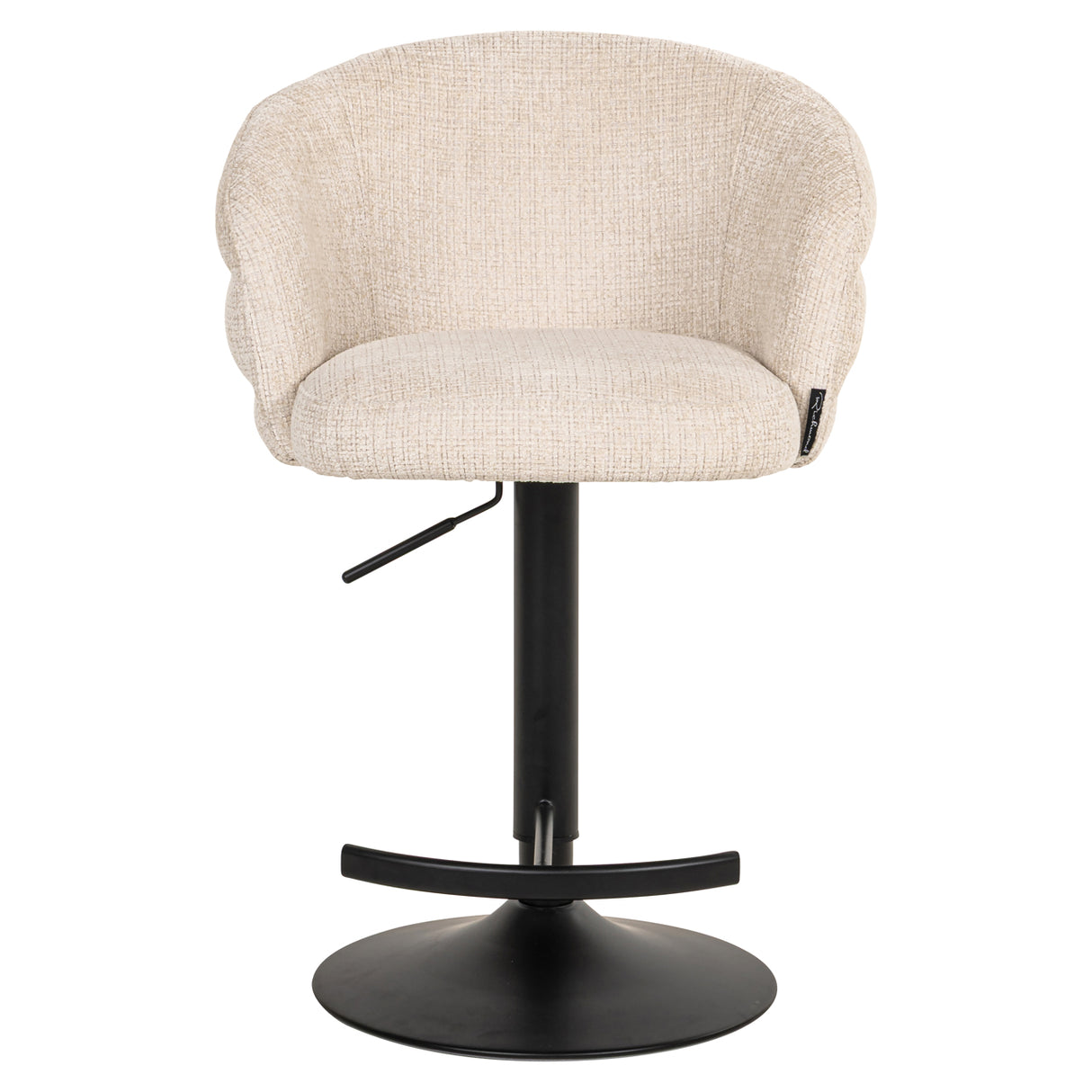 Barstoel Nikki niagara beige swivel fire retardant
