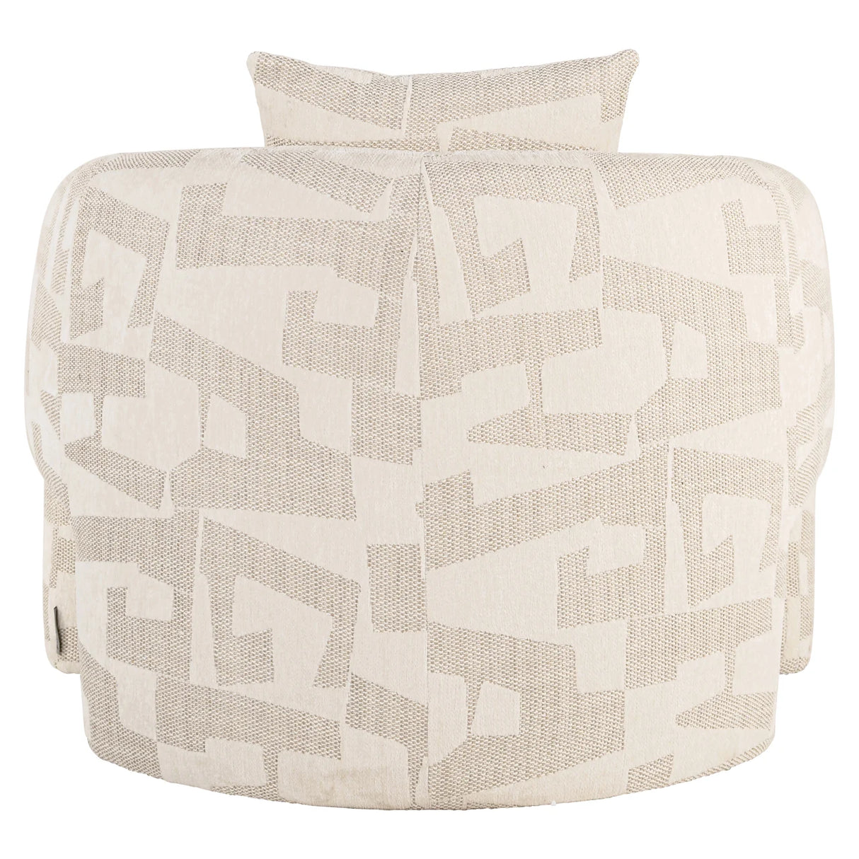 Lounge stoel Tuscany beige graffic