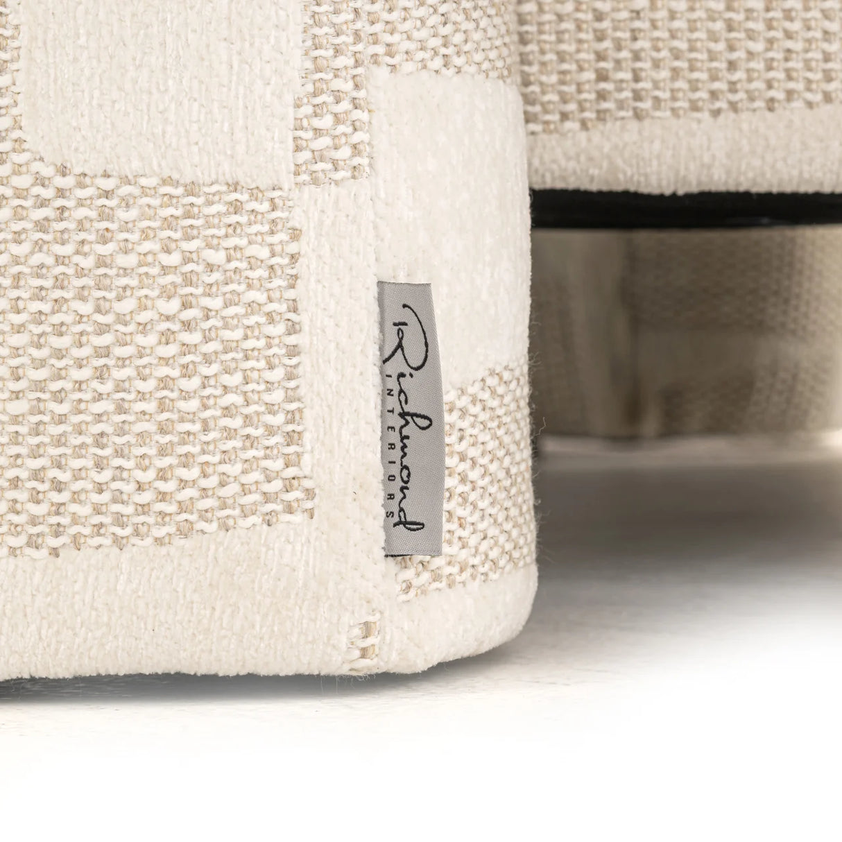 Lounge stoel Tuscany beige graffic