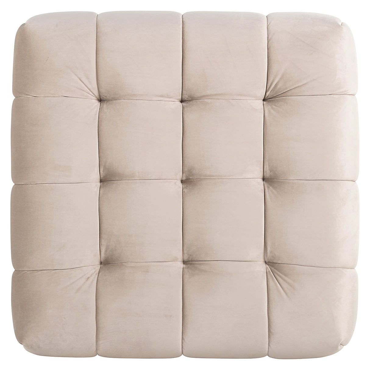 Poef Huxley khaki velvet (Quartz Khaki 903) van Richmond Interiors – Luxe comfort op maat van PureWonen. Vraag naar de beste prijs.