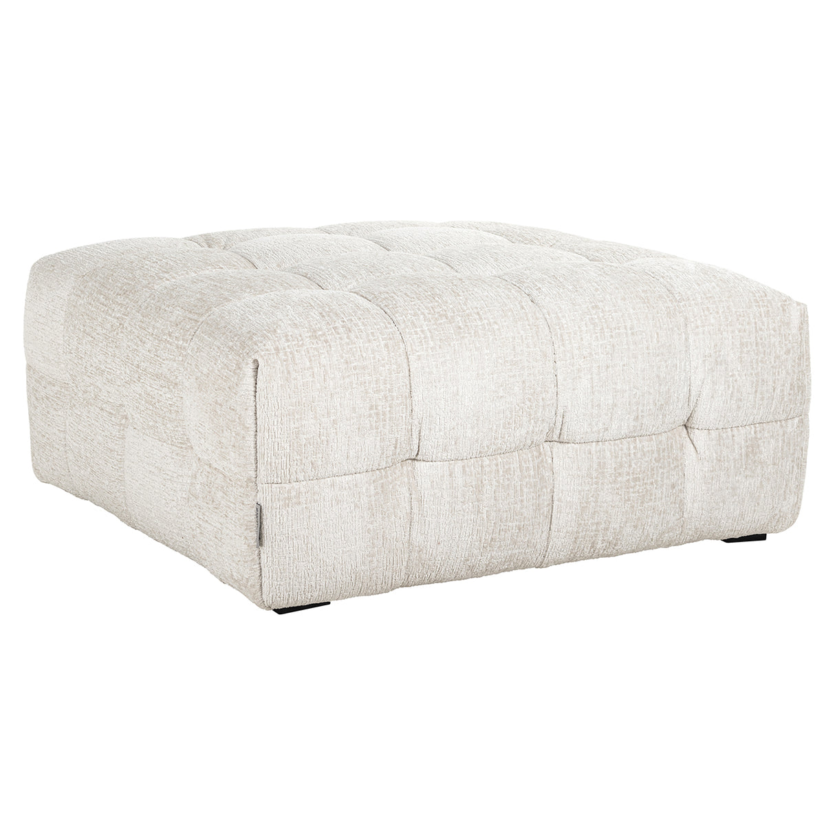 Poef Merrol cream fusion fire retardant (FR-Fusion 02 Cream) van Richmond Interiors – Luxe comfort op maat van PureWonen. Vraag naar de beste prijs.