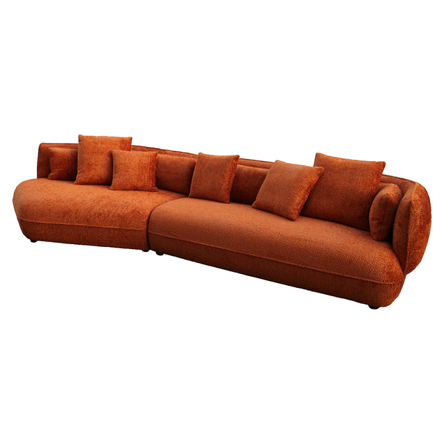 Sofa Rodina lovely pumpkin (Be lovely 51 pumpkin) van Richmond Interiors – Luxe comfort op maat van PureWonen. Vraag naar de beste prijs.